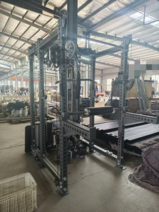 Appareil de musculation multifonction 6 postes pour <span class=keywords><strong>lat</strong></span> <span class=keywords><strong>pulldown</strong></span>/rameur vertical, <span class=keywords><strong>machine</strong></span> à câble sans Smith Builder avec double blocs de poids sélectionnables - Product Image 5