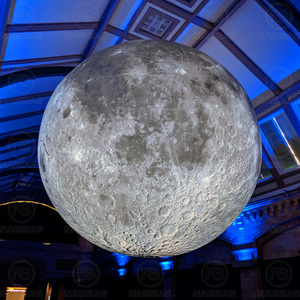 Lớn Inflatable mặt trăng bóng hành tinh Quả bóng trang trí ngoài trời quảng cáo bơm hơi khổng lồ mặt trăng Sphere với LED ánh sáng - Product Image 3