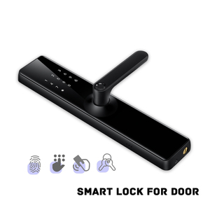 Cerradura Inteligente SinovoTEC FM-590pro para Puerta de Madera/Acero, Huella Digital, Llave RFID, Wi-Fi, Aplicación Tuya, Seguridad Grado C, Tarjeta de Memoria, 1 Año de Garantía - Product Image 3