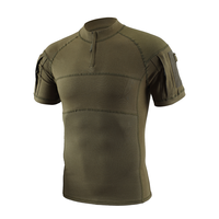 Couleur verte Chasse Uniforme Costume Grenouille T-Shirt Tactique été Sports de Plein Air T-shirt