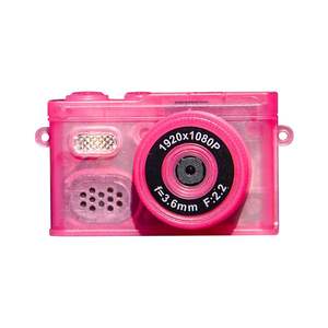 Mini caméra transparente personnalisable en gros, porte-clés, 1080P, rétro, avec lumière LED intégrée, pour les voyages, les vlogs, pour les cadeaux - Product Image 1