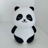 Appareil d'aide respiratoire et de méditation, veilleuse en silicone en forme de panda mignon, machine à sons pour le sommeil des bébés, machine à bruit blanc