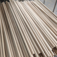 Tiges rondes en bois, bâtonnets en bois non finis pour l'artisanat et les projets de bricolage