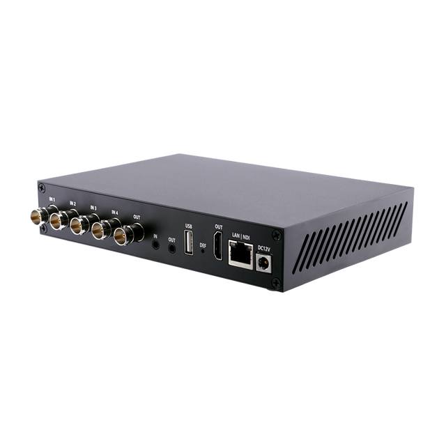 SRT NDI RTMP Live Streaming 4-channel SDI Encoder 4K Video Decoder