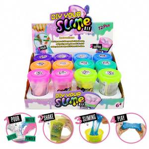 Kit de slime créatif en argile à faire soi-même, avec bouteille de puzzle, pour créer des jouets moelleux, en plastique coloré et écologique, à prix abordable - Vente chaude - Product Image 4