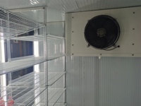 Congélateur vertical commercial pour supermarché avec porte vitrée et moteur, pour la conservation des aliments surgelés