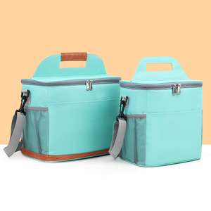 Lunch Bag 16L Insulated Portable Outdoor Square Cooler Bag With Handle And Shoulder Strap - Product Image 1