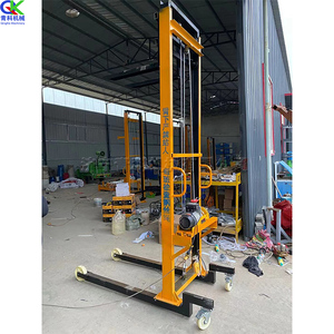Petite machine à briques mobile pour la construction, entièrement automatique, avec élévateur de chargement et déchargement télécommandé, et empileur télécommandé - Product Image 5