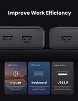Accessoires vidéo Commutateur KVM 2 ports et commutateur USB 2 en 1 4K30Hz Commutateurs KVM Autres audio