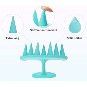 แปรงนวดหนังศีรษะ200ชิ้นแปรงนวดหนังศีรษะอุปกรณ์นวดหนังศีรษะแปรงขจัดรังแค - Product Image 5