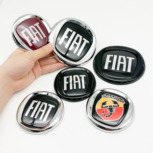 Pour FIAT 600 Panda Pulse Mobi <span class=keywords><strong>500X</strong></span> Tipo 1Pc 95mm 120mm 3D ABS Emblème de voiture Badge Logo avant Pare-chocs arrière Coffre arrière Autocollant - Product Image 3