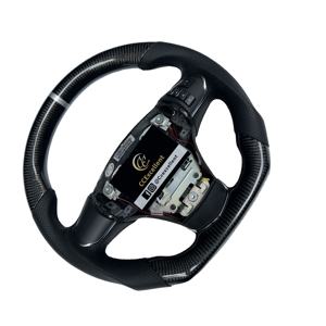 Ccexcellent <span class=keywords><strong>Volant</strong></span> en fibre de carbone en cuir perforé de haute qualité personnalisé <span class=keywords><strong>pour</strong></span> Chevrolet Corvette C6 - Product Image 1