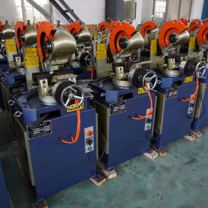 Máquina de corte de tubos de acero neumática, cortadora semiautomática de caña y tubo de acero, altura de YJ-275Q ajustable, color <span class=keywords><strong>azul</strong></span> - Product Image 5