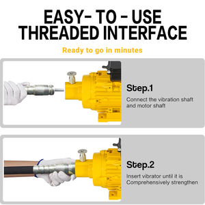 Stahlgehäuse Vibrationsstab Einphasenmotor ZN 1,5KW 2PS 220V Betonvibrator Elektromotoren - Product Image 5