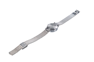 Bracelet de montre milanais de 12mm en acier inoxydable 316 en gros bracelet en métal gaufré personnalisé pour Samsung Huawei Xiaomi Smartwatches - Product Image 3