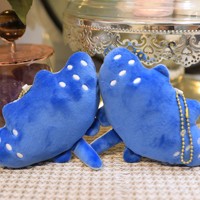 Porte-clés en peluche Manta Ray, adorable jouet en peluche, animal marin, poupée en peluche, jouet de la vie marine, porte-clés Poisson-diable