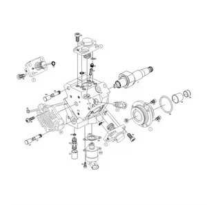 Kit di riparazione chiusura 180100019 consegna rapida per pompe <span class=keywords><strong>Bosch</strong></span> CP1H e CP1H3 - Product Image 4