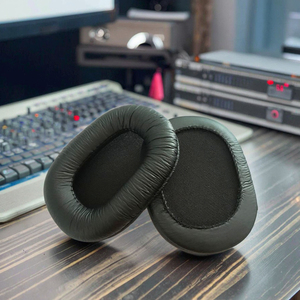 Pour les oreillettes en cuir grenouille <span class=keywords><strong>MDR</strong></span>-<span class=keywords><strong>7506</strong></span> Sony coussins d'oreille en mousse à mémoire de forme plus doux compatibles avec le degré de douceur des écouteurs - Product Image 1
