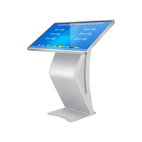 Pantalla Táctil Infrarroja de 10 Puntos a Todo Color de 55 Pulgadas, Pantalla Digital Comercial de Aleación de Aluminio para Exhibición en Tiendas Minoristas