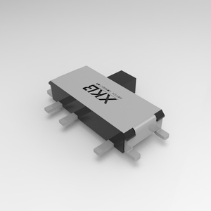 Interrupteur coulissant SPDT à angle droit SMD XKB Connection SK-3296S-01-L1 50mA 12V 7.8x2.8mm avec actionneur noir ROHS - Product Image 1