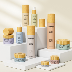 Di lusso Vuoto 50g di <span class=keywords><strong>Vetro</strong></span> di Legno di Bambù corpo Cosmetici Contenitore <span class=keywords><strong>50</strong></span> <span class=keywords><strong>Ml</strong></span> <span class=keywords><strong>50</strong></span> <span class=keywords><strong>ml</strong></span> 100g 100ml 1oz 4oz Verde Imballaggio Coperchio In Legno Vasetto di Crema - Product Image 4