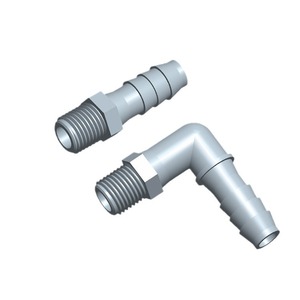 Conector Recto Roscado Macho de 1/4NPT de Plástico PP Jiyou para Accesorios de Tuberías de Fluidos - Product Image 3