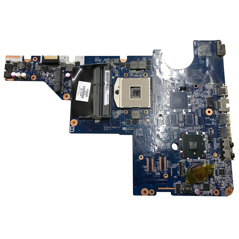Лучшая материнская плата для ноутбука HP CQ42 G42 CQ62 G62 DDR3 HM55 для ноутбука HP Материнская плата 595184-001 DA0AX1MB6F0 протестирована ОК