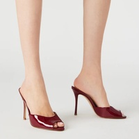 Sandales d'Extérieur Légères à Talons Hauts Sexy et Anti-Dérapantes pour Dames, Printemps/Été 2025, Pointues, Grandes Tailles