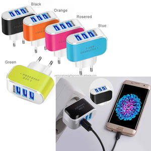 Batterij Laders Adapters Telefoon Accessoires Telefoon Opladers Adapters Worden Geleverd Met <span class=keywords><strong>3</strong></span> Usb Poorten En Led Verlichting - Product Image 2