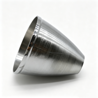 Réflecteur LED CNC à lampe unique, haute performance thermique, pièces en alliage d'aluminium, traitement sur échantillons