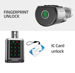 सुरक्षा लॉक के लिए जिग्बी तुया वाईफ़ाई आईपी 66 <span class=keywords><strong>skg</strong></span> स्मार्ट इलेक्ट्रॉन फिंगरप्रिंट पासवर्ड लॉक सिलेंडर - Product Image 4