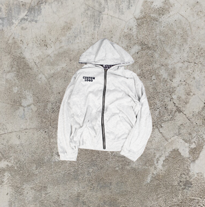 Sweat à capuche zippé pour homme en coton lourd de qualité supérieure, style streetwear oversize, personnalisable avec logo, respirant pour l'hiver - Product Image 1