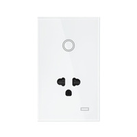 Prise murale intelligente Tuya WIFI Thaïlande VN 120mm 16A, prise intelligente AC100V-240V PD30W USB, commande vocale à distance Alexa Google Home