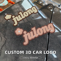 Autocollants de voiture en PVC adhésifs amovibles, imperméables, découpés sur mesure avec logo imprimé, pour pare-chocs et vitres