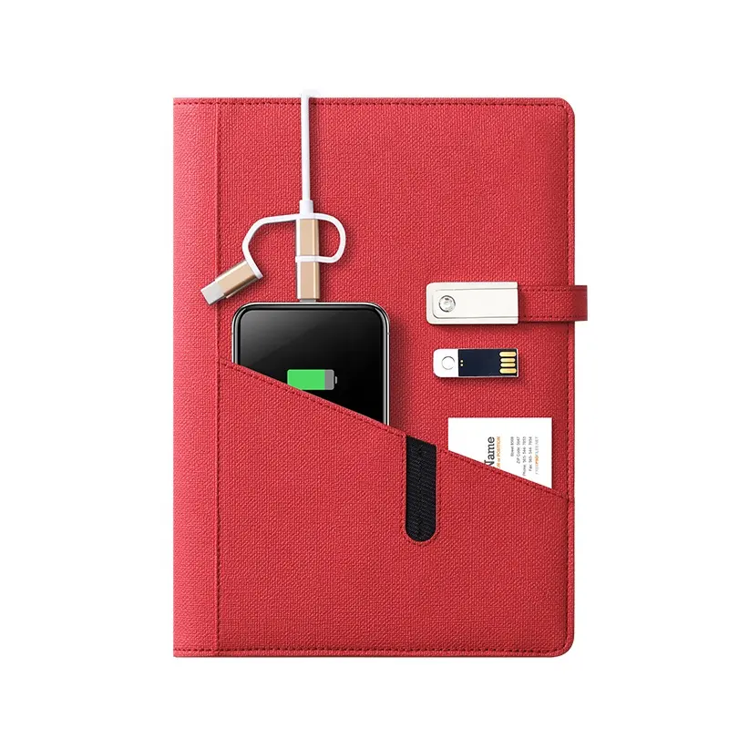 electronic multifunctional notepad 8000-10000mAh charger promotion gift
