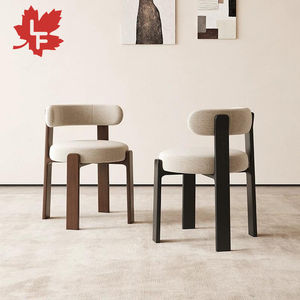 Chaise de salle à manger en bois massif de style nordique simple à bas prix Tobia <span class=keywords><strong>Scarpa</strong></span> avec coussin moelleux pour restaurant - Product Image 6