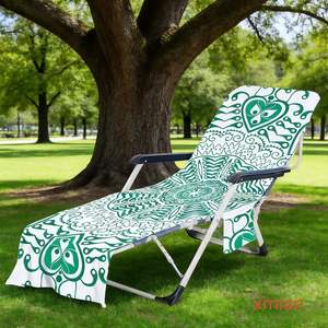 Funda de Silla de Playa de Felpa Personalizada de Poliéster con Impresión a Doble Cara, Duradera <span class=keywords><strong>para</strong></span> Uso Prolongado en Resorts - Product Image 3