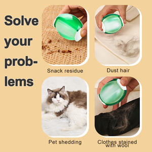 Removedor de Pelusas Adhesivo de Peluche Personalizado OEM 2026, Bola Limpiadora Portátil Antipolvo <span class=keywords><strong>para</strong></span> Dueños de Mascotas, Elimina el Pelo de Perros y Gatos en Telas - Product Image 2