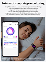 Reloj Inteligente con Pantalla Táctil de 2.10 Pulgadas, Monitor de Frecuencia Cardíaca y Presión Arterial, Bomba de Aire, SOS, Reloj Inteligente de Salud