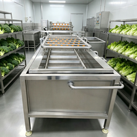 Hogedruk spuitmachine voor fruit en bladgroenten, bladermolen met vibratie, windblazerdroger