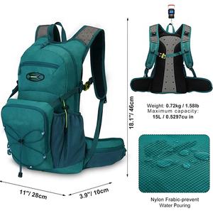 Bsci กระเป๋าใส่น้ำเดย์แพ็คสำหรับวิ่งกระเป๋าใส่น้ำ3L สำหรับเดินป่า - Product Image 2