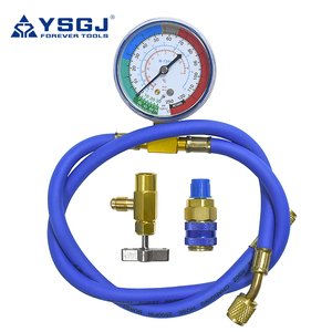 <span class=keywords><strong>Kit</strong></span> per la ricarica del refrigerante per auto tubo di ricarica con calibro A/C 1/2 <span class=keywords><strong>Kit</strong></span> di misurazione ricarica può toccare l'aria condizionata - Product Image 2