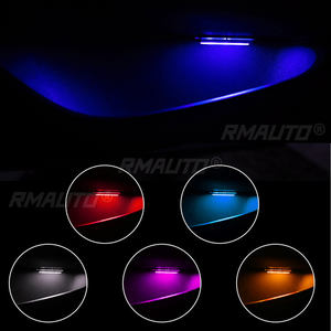 4 pièces - Éclairage LED universel pour poignée de porte intérieure de voiture, lumières décoratives d'ambiance pour voiture - Product Image 6