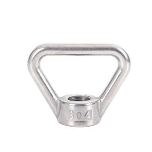 Écrous triangulaires à œil en forme d'anneau, en acier inoxydable 304 zingué, de qualité supérieure, pour applications lourdes, écrous trapézoïdaux métriques certifiés, <span class=keywords><strong>M8</strong></span>-M24 - Product Image 3