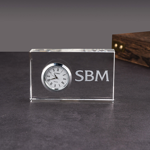Manufacturers Custom Crystal <strong>Clock</strong> <strong>Clock</strong> Ornaments Indoor <strong>Desk</strong> Crystal Ornaments - Product Image 3