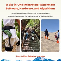 Exoesqueleto de Fibra de Carbono Ultraligero de 2 kg, Ayuda para Caminar, Asistencia para las Piernas, Dispositivo de Asistencia para Escalar Montañas, Robot de Energía para Exteriores