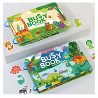Actividades de Aprendizaje Preescolar, Juguete Sensorial para Autismo, Libro de Pegatinas Creativas Montessori para Niños Pequeños