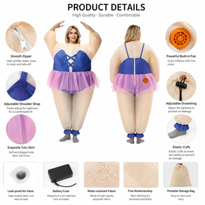 Costume gonflable humoristique de jupe de danseuse de ballet pour <span class=keywords><strong>adulte</strong></span> pour Halloween, idéal pour les spectacles et le cosplay - Product Image 3