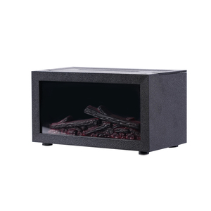 3D Realistic Flame Fireplace <b>Diffuser</b> Humidifier 300ml Large Tank Type-C Charging Quiet Operation - Product Image 1