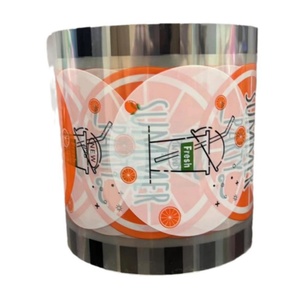 Película de sellado para vasos con logo impreso de figura de fruta, calibre 90/95, grado alimenticio, a prueba de humedad, para té con leche y leche de soja, un rollo. - Product Image 6